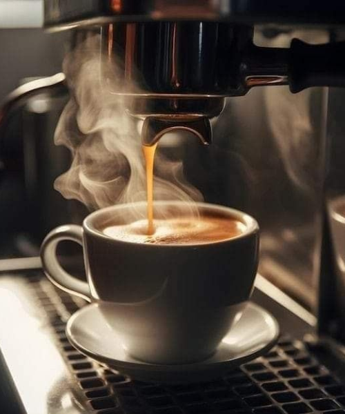 Dark Hot Coffee